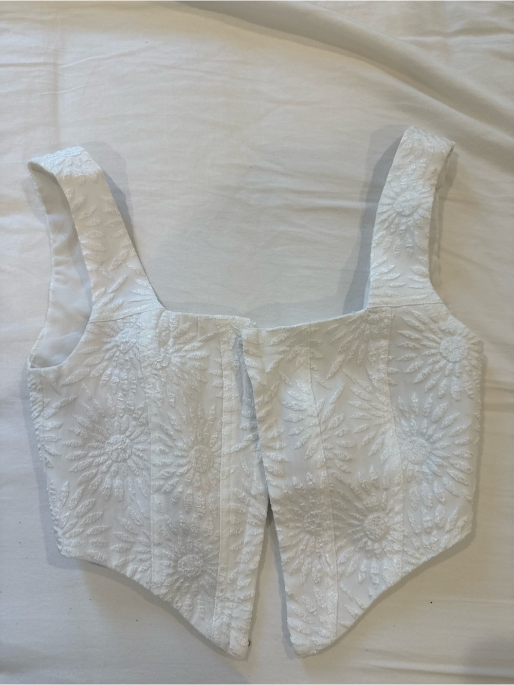Princess Polly Ivory/White Lightweight Top